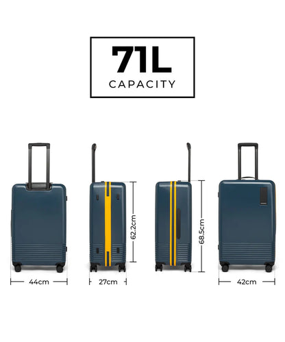 Premium Hard-Shell Luggage Set (3-Piece) – TSA Lock, 360° Spinner Wheels, Lightweight Travel Suitcases