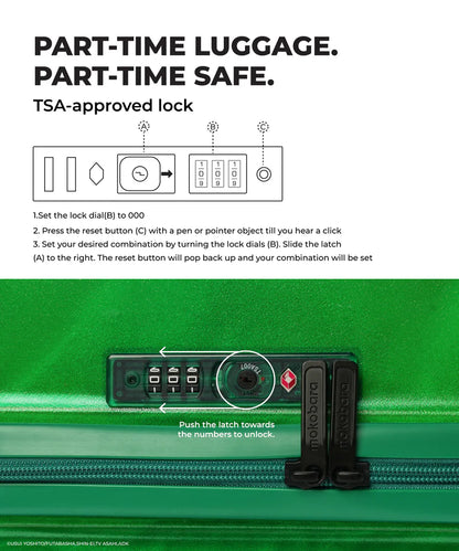 Kids & Cartoon Hard-Shell Suitcase – TSA Lock, 360° Spinner Wheels, Lightweight Check-In Luggage