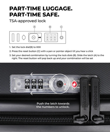 Premium Hard-Shell Luggage Set (2-Piece) – Lightweight, TSA Lock, 360° Spinner Wheels