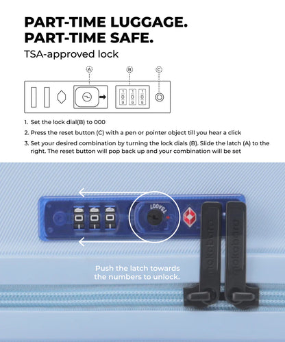 Hard-Shell Luggage Set of 3 – Cabin, Medium & Large Spinner Suitcases