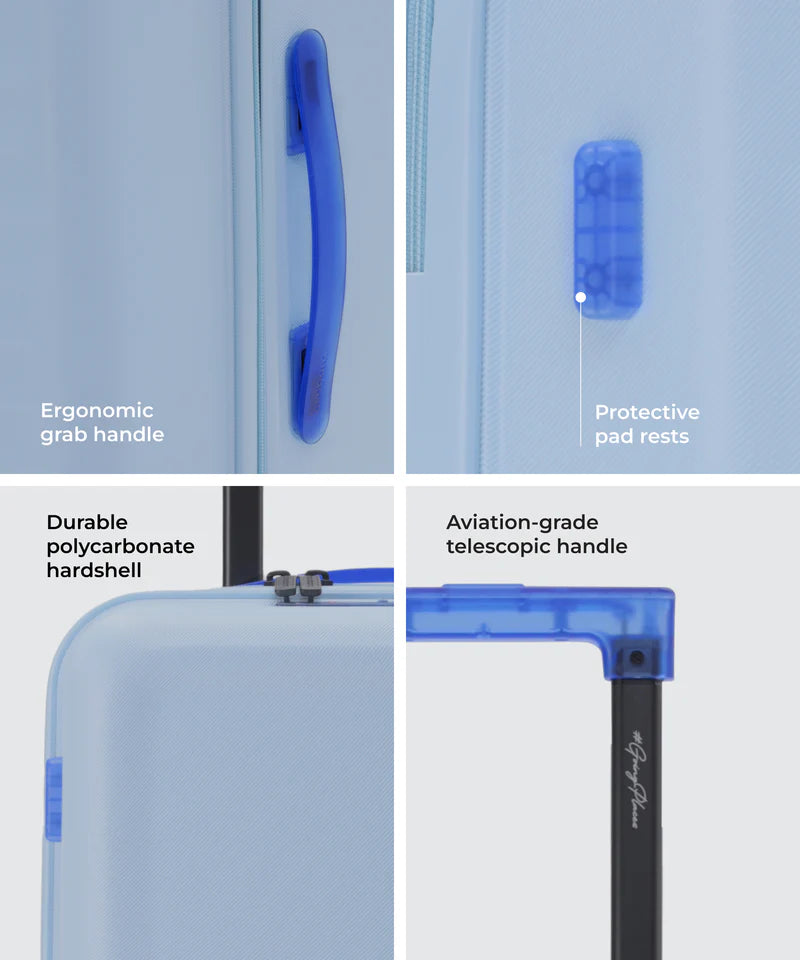 Premium Hard-Shell Luggage Set (3-Piece) – TSA Lock, 360° Spinner Wheels, Lightweight Travel Suitcases