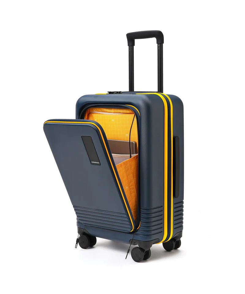 Front-Access Cabin Suitcase – Carry-On Luggage with Laptop Compartment