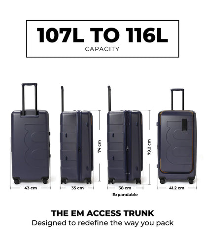 Premium Hard-Shell Suitcase – TSA Lock, 360° Spinner Wheels, Lightweight Travel Luggage