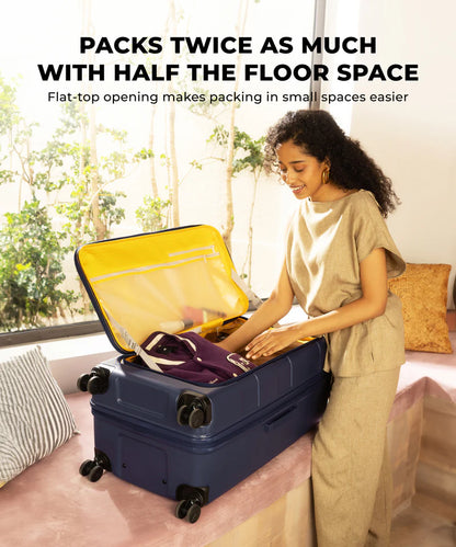 Premium Hard-Shell Suitcase – TSA Lock, 360° Spinner Wheels, Lightweight Travel Luggage