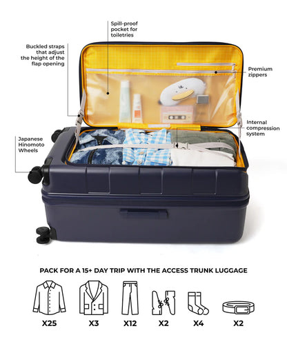 Premium Hard-Shell Suitcase – TSA Lock, 360° Spinner Wheels, Lightweight Travel Luggage