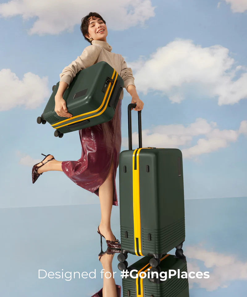 Modern Hard-Shell Luggage Set (2-Piece) – TSA Lock, 360° Spinner Wheels, Lightweight Travel Suitcases