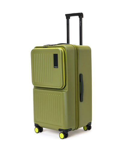 Front-Access Hard-Shell Suitcase – TSA Lock, Spinner Wheels, Business Travel Luggage